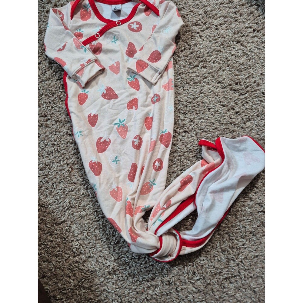 Copper pearl stawberry gown size newborn